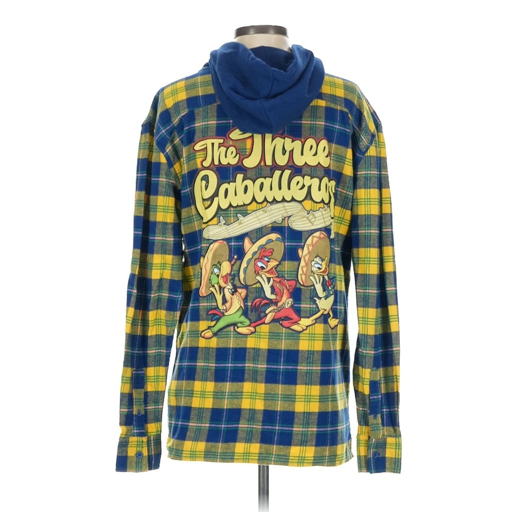Disney’s Donald Duck and the Three Callaberos Zipping Flannel Sweatshirt NWT
